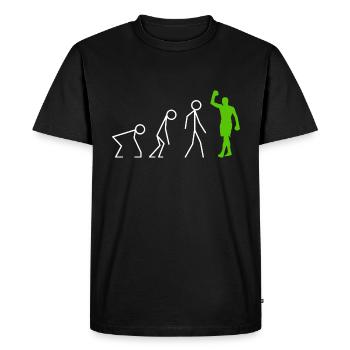Je Peux Pas J'ai Boxe - Évolution Boxeur Cadeau - T-shirt Premium bio Homme - noir - Devant - Nico (187cm)