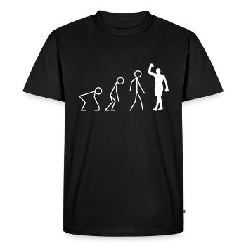 Je Peux Pas J'ai Boxe - Évolution Boxeur Cadeau - T-shirt Premium bio Homme - noir - Devant - Nico (187cm)