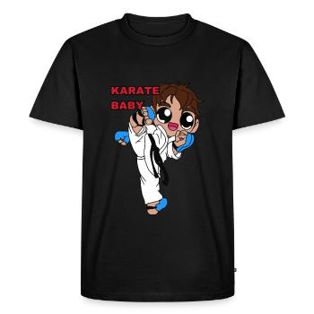 bébé karateka - T-shirt Premium bio Homme - noir - Devant - Nico (187cm)