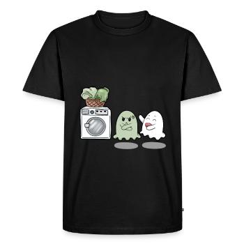 costume machine à laver vernis sale - T-shirt Premium bio Homme - noir - Devant - Nico (187cm)
