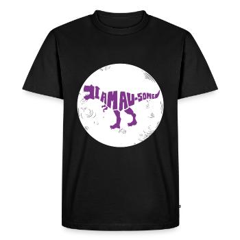 Dinosaure. Je suis un style génial. Animaux. Préhistoire - T-shirt Premium bio Homme - noir - Devant - Nico (187cm)