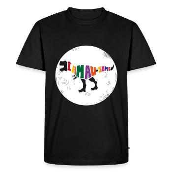 Dinosaure. Je suis un style génial. Animaux. Préhistoire - T-shirt Premium bio Homme - noir - Devant - Nico (187cm)