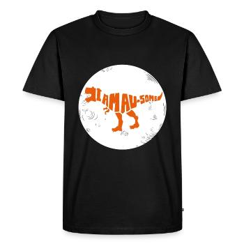 Dinosaure. Je suis un style génial. Animaux. Préhistoire - T-shirt Premium bio Homme - noir - Devant - Nico (187cm)