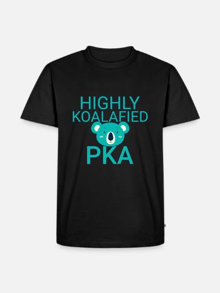 PKA Koalafied Pharmacy - Men's Premium Organic T-Shirt - black
