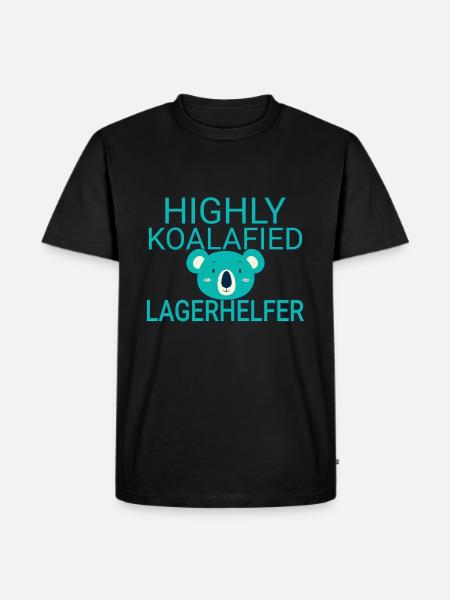 Warehouse Assistant Koalafied - Men's Premium Organic T-Shirt - black