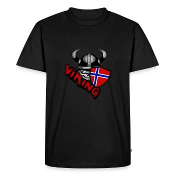 Norway - Men's Premium Organic T-Shirt - black - Front - Nico (187cm)