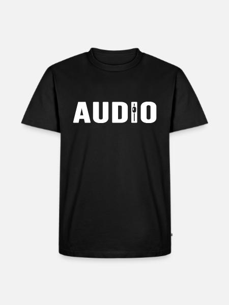 Audio Sound Engineering - Men's Premium Organic T-Shirt - black