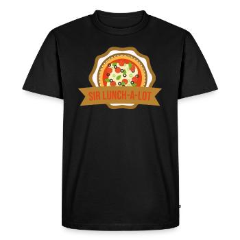Sir Lunch-A-Lot gift for a wolverine - Men's Premium Organic T-Shirt - black - Front - Nico (187cm)