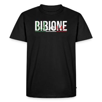 Bibione - Men's Premium Organic T-Shirt - black - Front - Nico (187cm)