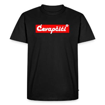Cevapcici - Balkan Grill & Specialty - Cevape - T-shirt Premium bio Homme - noir - Devant - Nico (187cm)