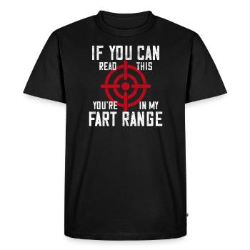 Pet Range Spiritosa Pernacchia Drôle de blague - T-shirt Premium bio Homme - noir - Devant - Nico (187cm)
