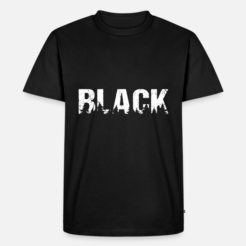 Black Forest Schwarzwald - Männer Premium Bio T-Shirt - Schwarz