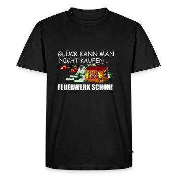 On peut acheter des feux d’artifice - T-shirt Premium bio Homme - noir - Devant - Nico (187cm)