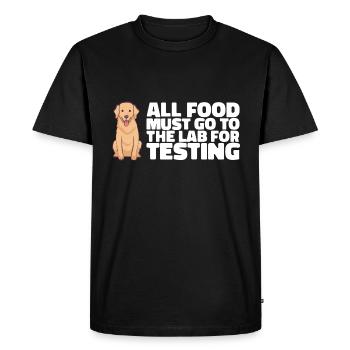Retriever Gifts for Retriever Owners - Men's Premium Organic T-Shirt - black - Front - Nico (187cm)