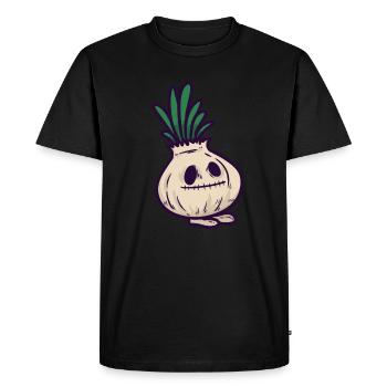 Vodoo Poupée Oignon Vodoo Poupée Oignon - T-shirt Premium bio Homme - noir - Devant - Nico (187cm)