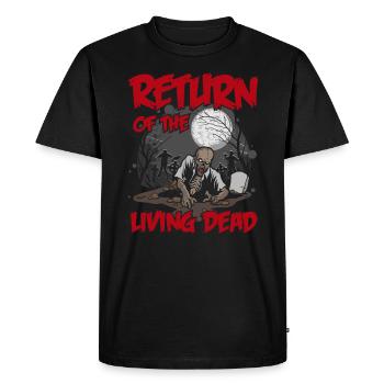 Morts vivants morts-vivants - T-shirt Premium bio Homme - noir - Devant - Nico (187cm)