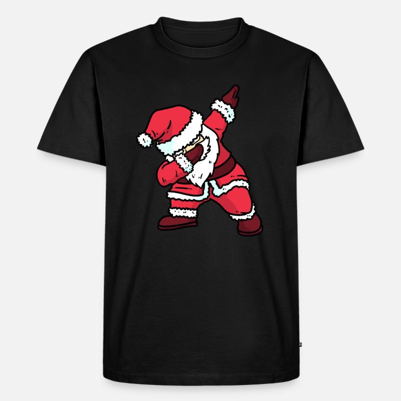 SANTA DAB - Männer Premium Bio T-Shirt - Schwarz