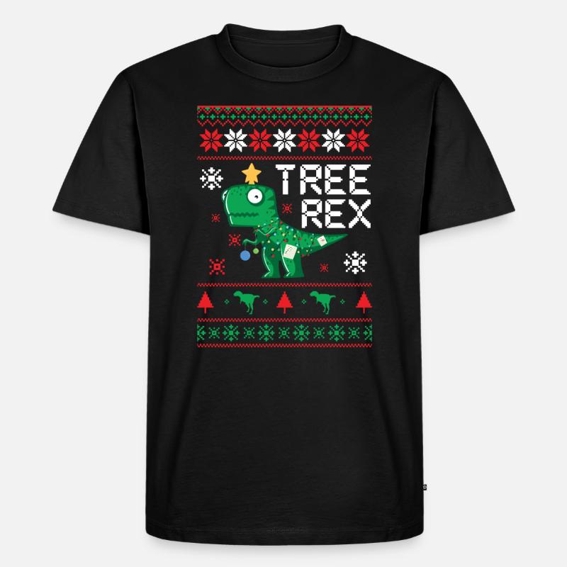 Tree Rex Tree Rex - Men's Premium Organic T-Shirt - black