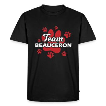 Équipe Beauceron Dog Love - T-shirt Premium bio Homme - noir - Devant - Nico (187cm)