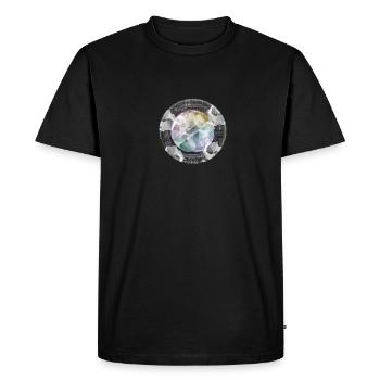 Objective - Men's Premium Organic T-Shirt - black - Front - Nico (187cm)