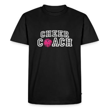 Cheerleading - Cheer Coach - T-shirt Premium bio Homme - noir - Devant - Nico (187cm)