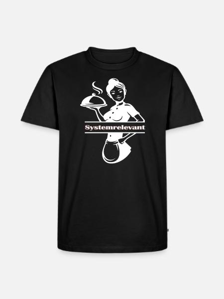Serveuse Restaurant Systemrelevant - T-shirt Premium bio Homme - noir