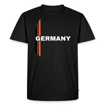 Germany - T-shirt Premium bio Homme - noir - Devant - Nico (187cm)