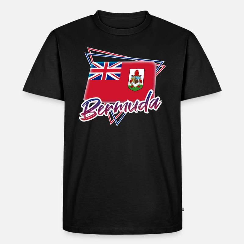 Bermuda - Männer Premium Bio T-Shirt - Schwarz