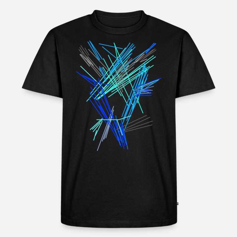 Futurismus - Männer Premium Bio T-Shirt - Schwarz