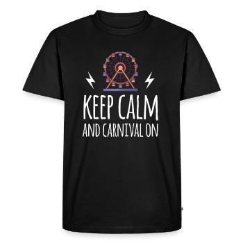 Motif de cirque pour les fans de Krimes et de clowns - T-shirt Premium bio Homme - noir - Devant - Nico (187cm)