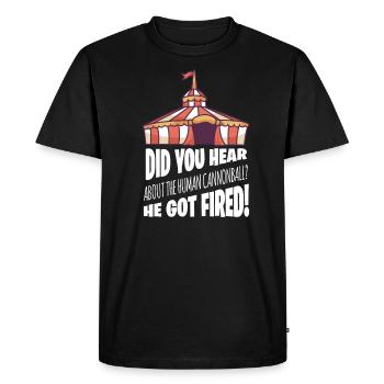 Motif de cirque pour les fans de Krimes et de clowns - T-shirt Premium bio Homme - noir - Devant - Nico (187cm)