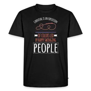 Motif de cirque pour les fans de Krimes et de clowns - T-shirt Premium bio Homme - noir - Devant - Nico (187cm)