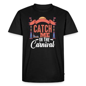 Motif de cirque pour les fans de Krimes et de clowns - T-shirt Premium bio Homme - noir - Devant - Nico (187cm)