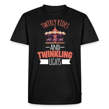 Motif de cirque pour les fans de Krimes et de clowns - T-shirt Premium bio Homme - noir - Devant - Nico (187cm)