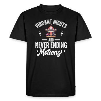 Motif de cirque pour les fans de Krimes et de clowns - T-shirt Premium bio Homme - noir - Devant - Nico (187cm)