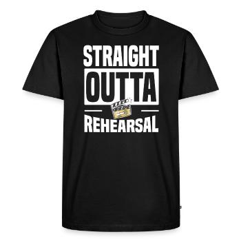 Motif de théâtre pour les acteurs de théâtre - T-shirt Premium bio Homme - noir - Devant - Nico (187cm)