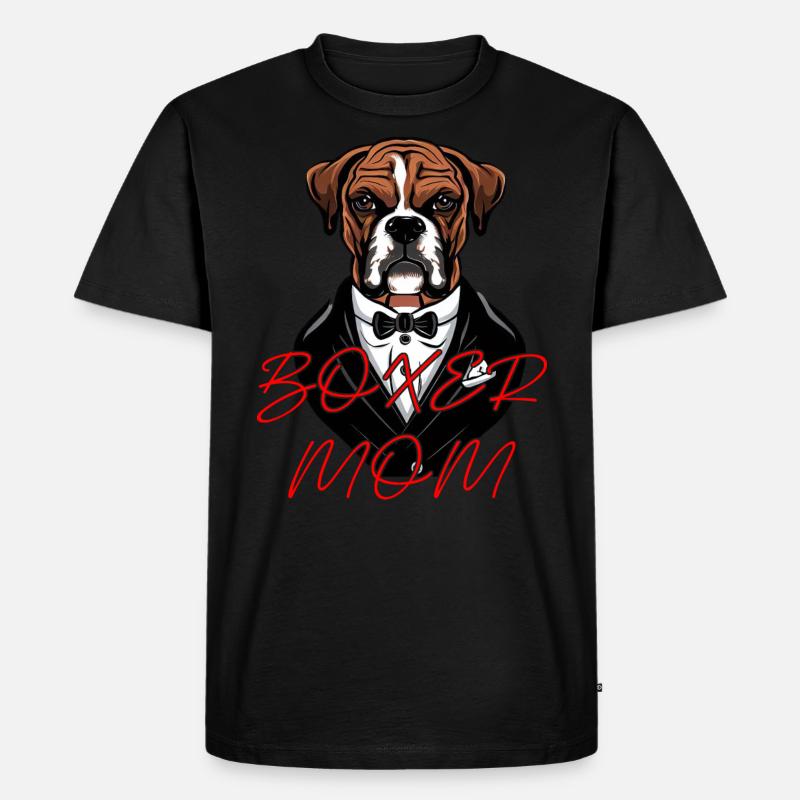 BOXER-MUTTER - Männer Premium Bio T-Shirt - undefined