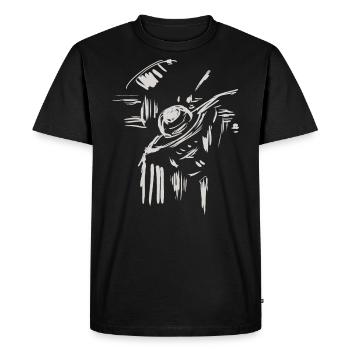 Architecture Landscape Sketch - Men's Premium Organic T-Shirt - black - Front - Nico (187cm)