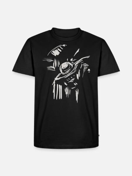 Architecture Landscape Sketch - Men's Premium Organic T-Shirt - black