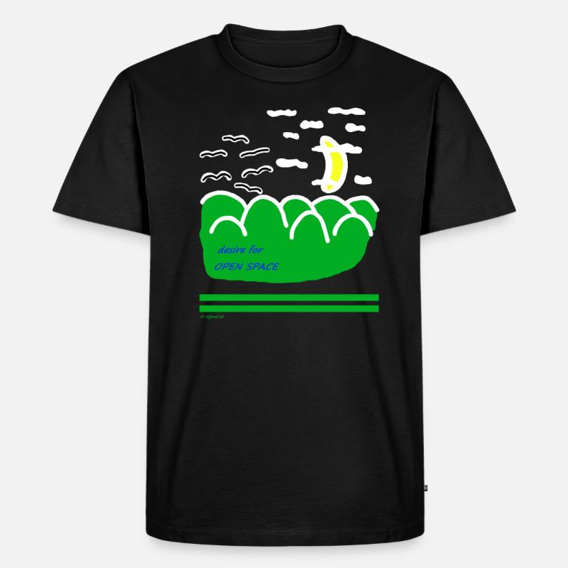 OpenSpace1 - Männer Premium Bio T-Shirt - Schwarz