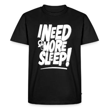 Drôle de dicton pour les jeunes parents d’un bébé - T-shirt Premium bio Homme - noir - Devant - Nico (187cm)