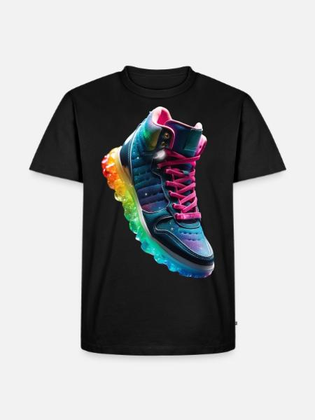 Bunte Schuhe - Männer Premium Bio T-Shirt - Schwarz