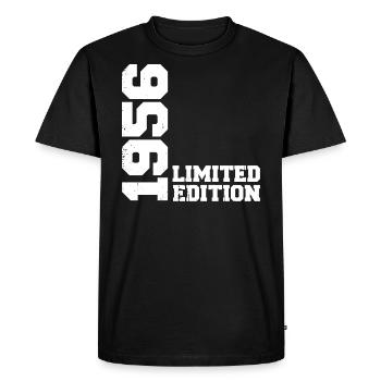 Cadeau Anniversaire Millésime 1956 Classique 1956 - T-shirt Premium bio Homme - noir - Devant - Nico (187cm)