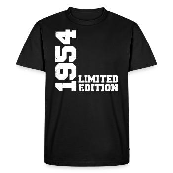 Vintage 1954 Classic 1954 Anniversary Gift - Men's Premium Organic T-Shirt - black - Front - Nico (187cm)