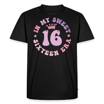 In My Sweet Sixteen Era 16th Birthday 16th - T-shirt Premium bio Homme - noir - Devant - Nico (187cm)