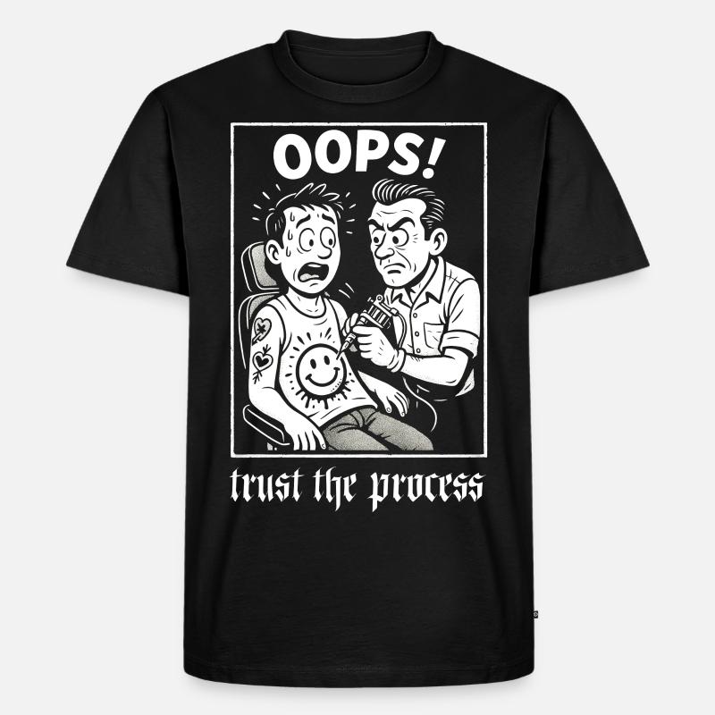Faites confiance au processus - T-shirt Premium bio Homme - noir