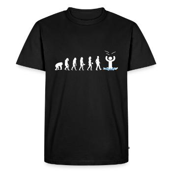 ice bathing ice cold ice bath evolution kneipp ice hole - Men's Premium Organic T-Shirt - black - Front - Nico (187cm)