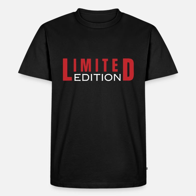 Limitierte Auflage - Männer Premium Bio T-Shirt - Schwarz