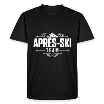 apres ski team - Men's Premium Organic T-Shirt - black - Front - Nico (187cm)