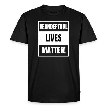 Aboriginal Lives Matter - Men's Premium Organic T-Shirt - black - Front - Nico (187cm)
